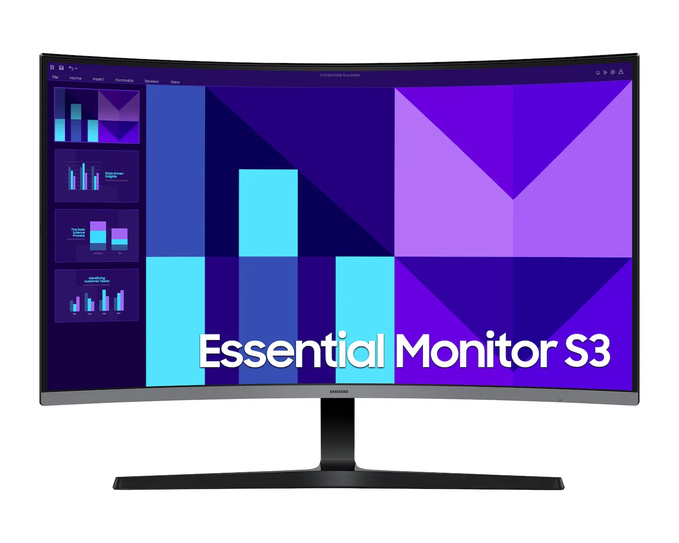 MONITOR CURVO SAMSUNG S3 S39GD 32" FHD 100HZ CURVO 1800R VA CON ALTAVOCES INTEGRADOS, vista 6